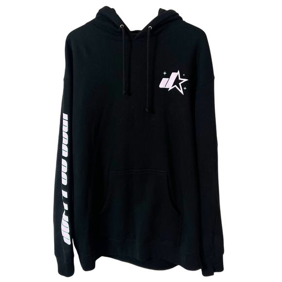 Jeffrey Stars Cosmetics Black Purple Hoodie Size XL - Picture 1 of 6